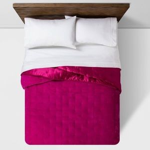 Full/Queen velvet tufted bedding set